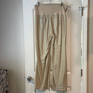 Khaki Old Navy Linen Pants